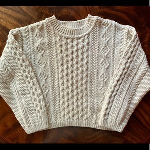 Beautiful soft Irish-knit sweater